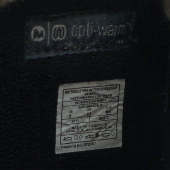 Merrell Winterbelle Peak Waterproof Insulated  Winter Boots - Women's Size 8 - Picture 8 of 8